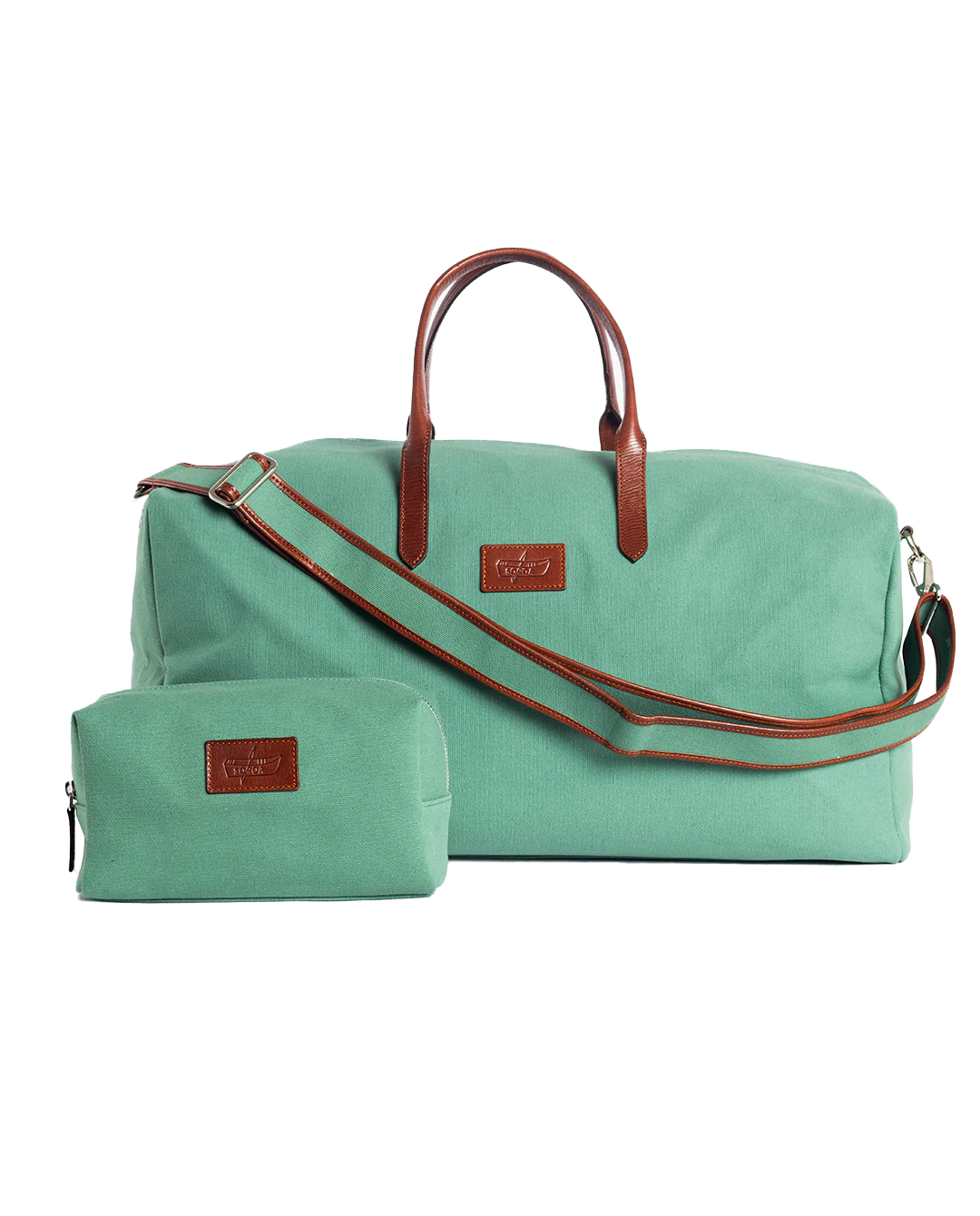 GREEN ABACUS BAG + NEEDLE BAG