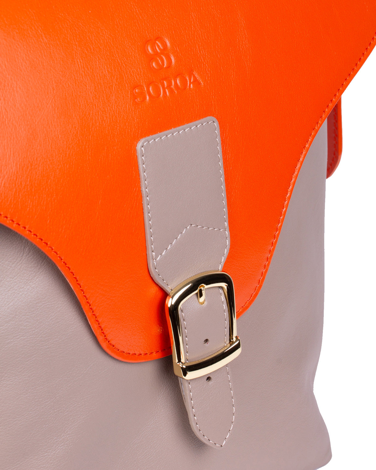 BOLSO FIRENZE NARANJA/BEIGE
