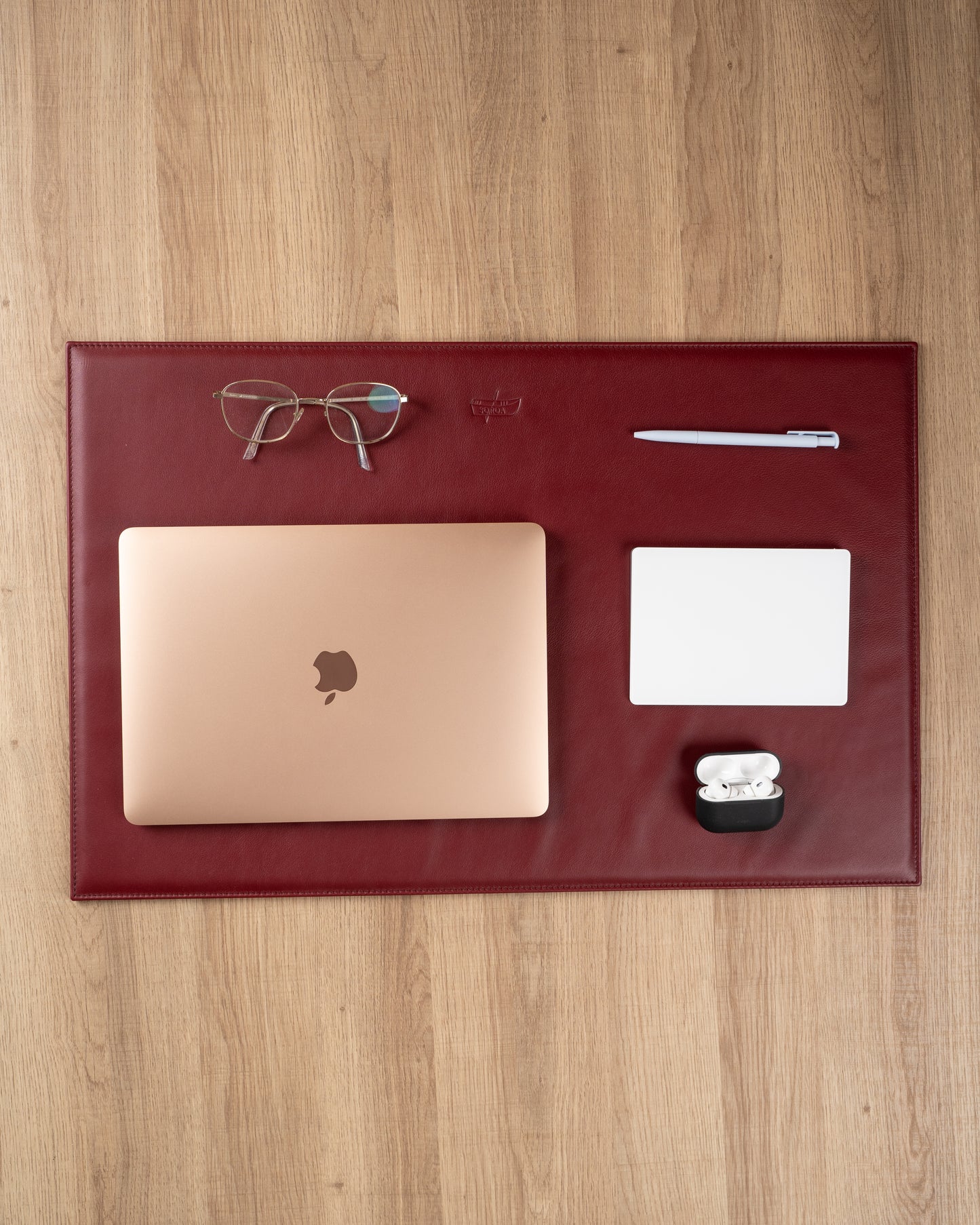Copenhagen burgundy desk