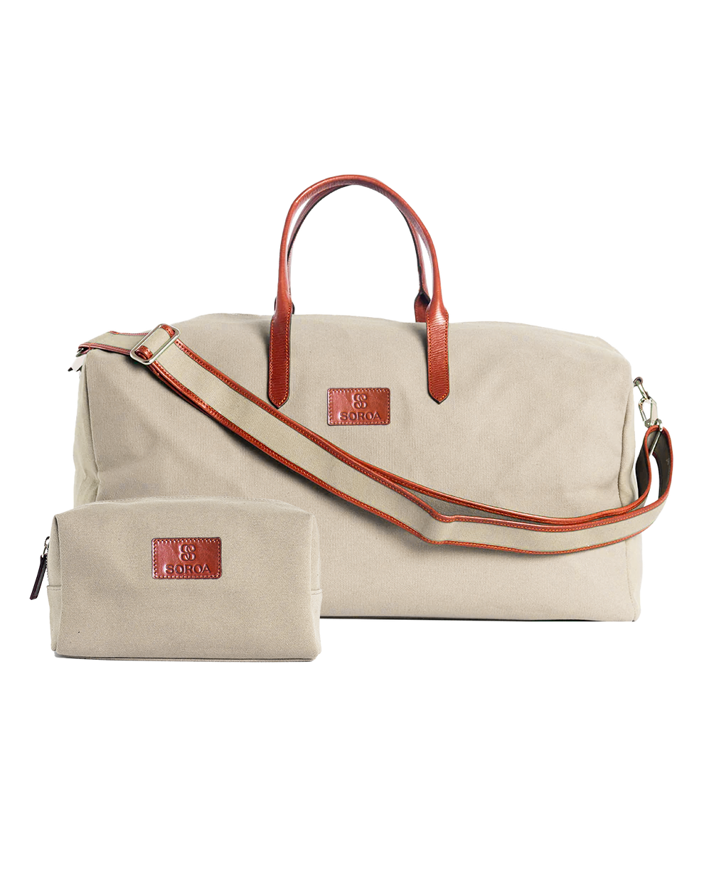 BOLSA + NECESER ÁBACO BEIGE