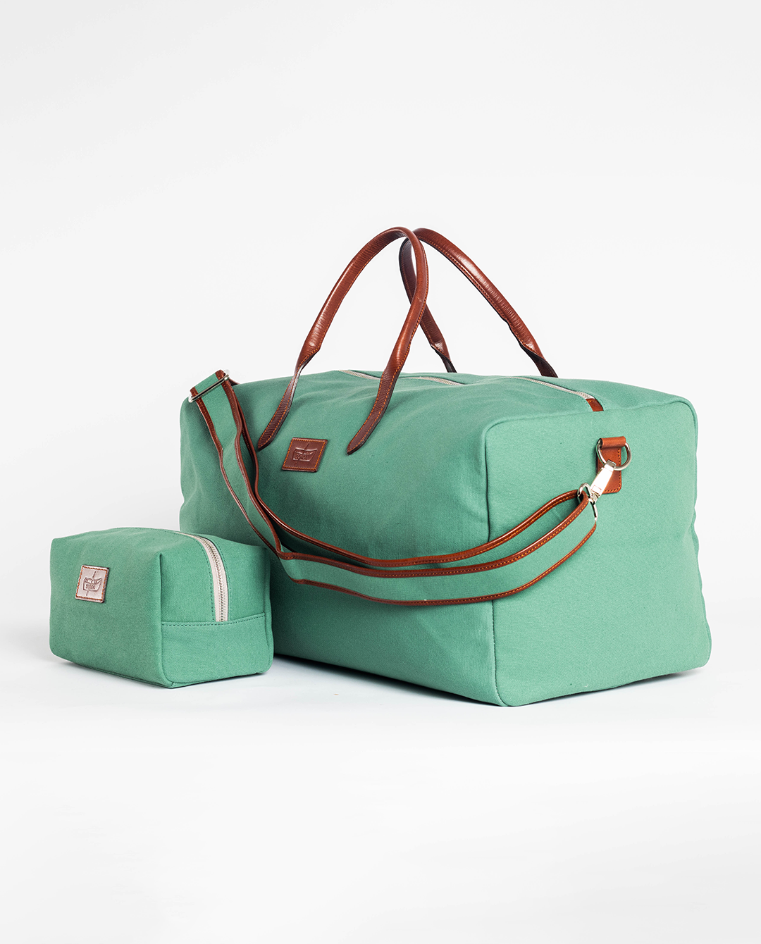 GREEN ABACUS BAG + NEEDLE BAG