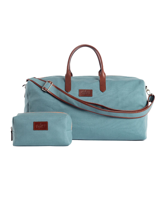 BOLSA + NECESER ÁBACO AZUL