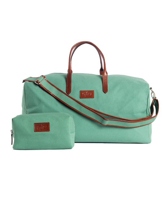 GREEN ABACUS BAG + NEEDLE BAG
