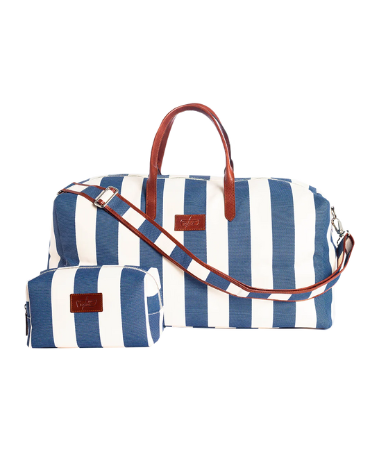 BAG + NEEDLE BAG ALISA BLUE/WHITE 