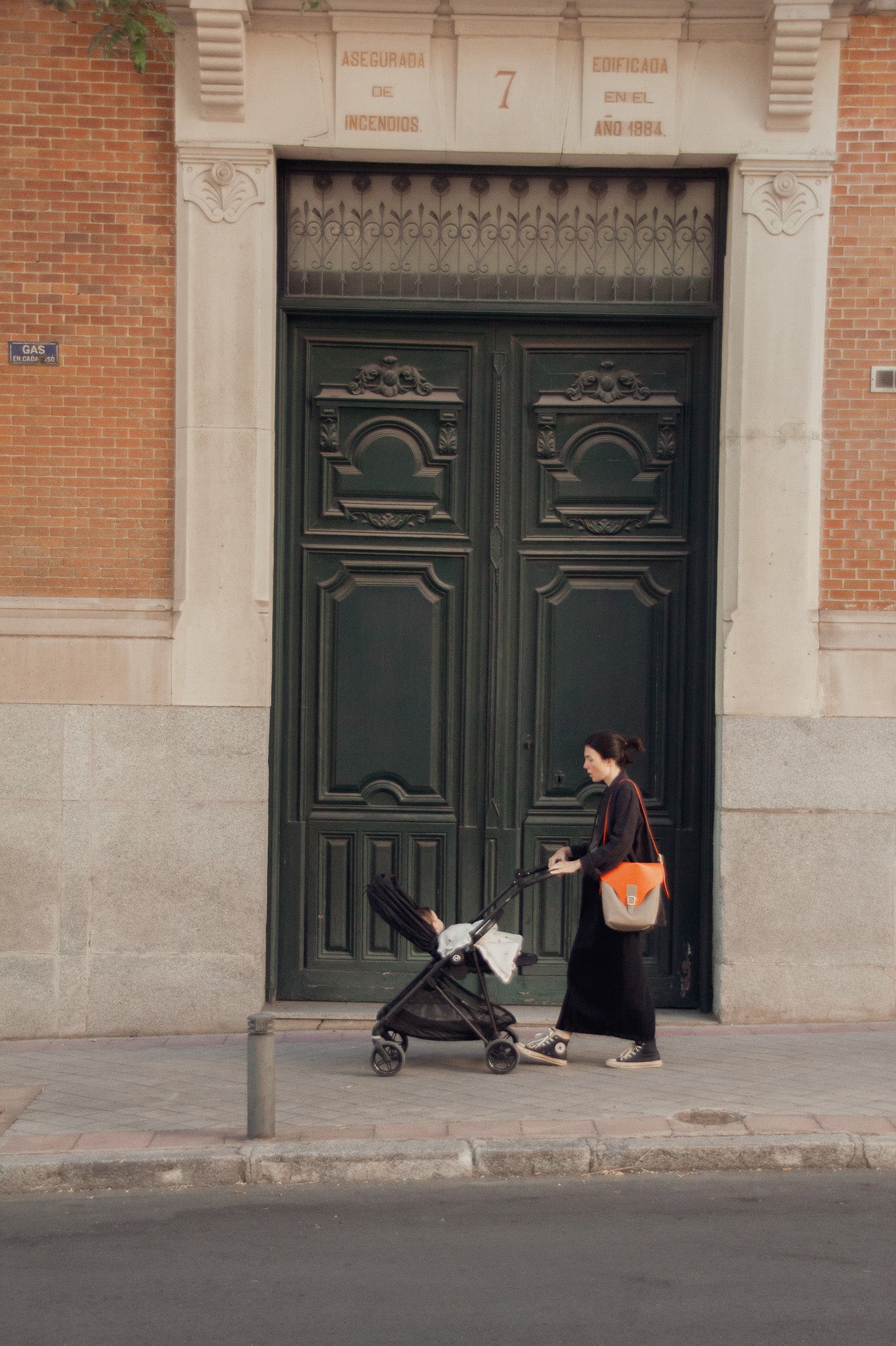 BOLSO FIRENZE NARANJA/BEIGE