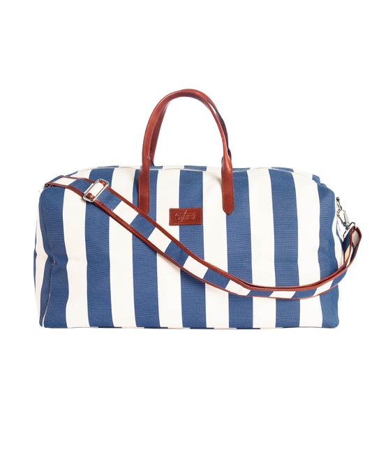 BOLSA ALISA AZUL/BLANCO